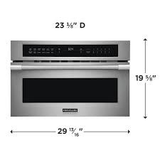 Frigidaire *PMBD3080AF Frigidaire Professional .30 in. Electric Built-In Microwave in Stainless Steel with Convection Bake Technology and Drop-Down Door