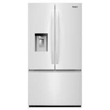 Whirlpool *WRFF3536SW 36 in. 30 cu. ft. Freestanding French Door in White with In-Door Water and Ice Maker