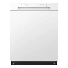 LG *LDFC2423W LG 24 in. White Front Control Dishwasher with Stainless Steel Tub and SenseClean