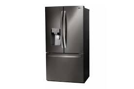 LG *LRFS28XBD LG 28 cu. ft. 3 Door French Door Refrigerator with Ice and Water with Single Ice in Black Stainless Standard Depth