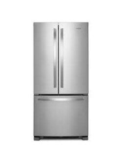 Whirlpool *WRFF5333PZ Whirlpool Standard-Depth 22.1-cu ft 3 -Door 33-in Wide French Door Refrigerator with Water Dispenser ( Stainless Steel ) ENERGY STAR Certified