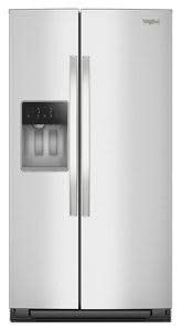 Whirlpool *WRSF5836RZ Whirlpool 28.7-cu ft Standard-Depth 36-in Wide Side-by-Side Refrigerator with Ice Maker ,Water and Ice Dispenser ( Fingerprint Resistant Stainless Finish )