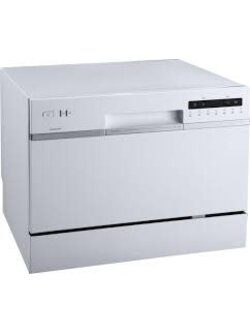 Edgestar *DWP62WH  EdgeStar 22-in Portable Countertop dishwasher ( White ) 6 Place Settings 52-Decibel Standard Sound Level