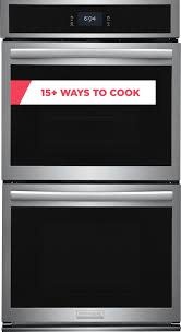Frigidaire *GCWD2767AF Frigidaire Gallery 27 inch Double Electric Wall Oven with Air Fry Self + Steam Cleaning ( Fingerprint Resistant Stainless Steel )