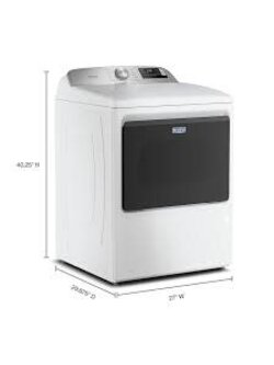 Maytag *MED6205RW Maytag Extra Power 7.4-cu ft Vented Electric Dryer ( White )