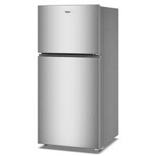 Whirlpool *WRTX5419SZ Whirlpool 19.3-cu ft Standard-Depth 30-in Wide Top-Freezer Refrigerator ( Fingerprint-Resistant Stainless Finish ) Garage Ready ENERGY STAR Certified