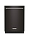 Kitchenaid *KDTE304RBS KitchenAid 24-in Front Control Built-in Dishwasher With Third Rack ( Black Stainless Steel ) , 41-Decibel Quietest Sound Level