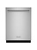 Kitchenaid *KDTM804KPS KitchenAid 24 in. PrintShield Stainless Steel Top Control Built-In Tall Tub Dishwasher with Stainless Steel Tub, 44 dBA