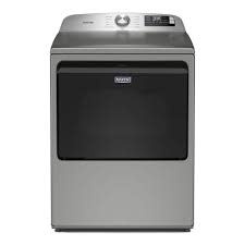 Maytag *MED6205RR Maytag 7.4 cu. ft. vented Front Load Electric Dryer in Classic Silver with Extra Power
