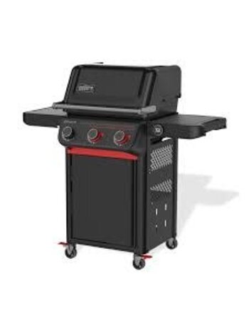 Weber *1501010 Weber Spirit EP-325 Stealth Matte Black 3 -Burner Liquid Propane Gas Grill