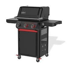 Weber *1501010 Weber Spirit EP-325 Stealth Matte Black 3 -Burner Liquid Propane Gas Grill