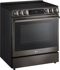 LG *LSEL6335ZE LG 6.3 cu ft. Electric Slide-In Range with ProBake Convection, InstaView and New Premium Handle