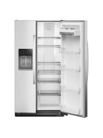 Whirlpool WRSC6536RZ Whirlpool 20.85-cu ft Standard-Depth 36-in Wide Side-by-Side Refrigerator with Ice Maker ,Water and Ice Dispenser ( Fingerprint Resistant Stainless Finish )