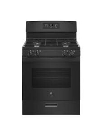GE *JGBS61DPBB GE 30 in. 4.8 cu. ft. Freestanding Gas Range in Black