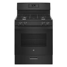 GE *JGBS61DPBB GE 30 in. 4.8 cu. ft. Freestanding Gas Range in Black