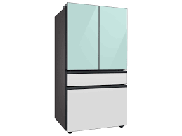 Samsung ***RF29BB86004M (NiB) Bespoke 29 cu. ft 4-Door French Door Refrigerator with Beverage Center - Morning Blue Glass