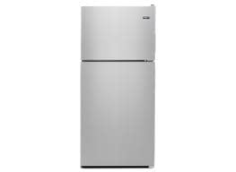 Maytag *MRT311FFFZ Maytag 20.5-cu ft Standard-Depth 33-in Wide Top-Freezer Refrigerator ( Fingerprint Resistant Stainless Steel )