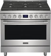 Frigidaire *PCFG3670AF Frigidaire Professional 36 in. 6 Burner Slide-In Gas Range in Stainless Steel with True Convection