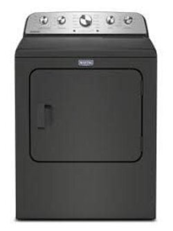 Maytag *MED5605RU Maytag 7.0 cu. ft. vented Top Load Electric Dryer in Volcano Black with Pet Pro Option