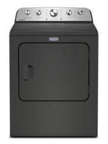 Maytag *MED5605RU Maytag 7.0 cu. ft. vented Top Load Electric Dryer in Volcano Black with Pet Pro Option