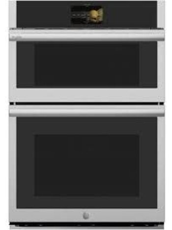 GE *PT9900SWSS GE Profile 30 inch Self + Steam Cleaning Air Fry Microwave Wall Oven Combo ( Stainless Steel )