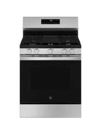 GE *GGF500PVES GE 30-in 5 burners 5.3-cu ft Freestanding Natural Gas Range ( Stainless Steel )