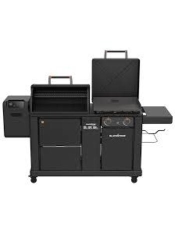Blackstone *Blackstone 2022 Blackstone Pellet Grill & Omnivore Griddle Combo Smart Compatible 2-Burner Gas and Pellet Flat Top Grill