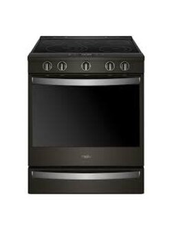 Whirlpool *WEE750H0HV  Whirlpool 6.4 cu ft. 5 Element Smart Slide-In Electric Range with Air Fry, When Connected in Fingerprint Resistant Black Stainless