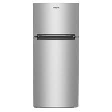 Whirlpool *WRTX5328PM Whirlpool 16.3-cu ft Standard-Depth 28-in Wide Top-Freezer Refrigerator ( Stainless Steel ) ENERGY STAR Certified