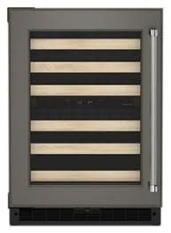 Kitchenaid *KUWL214KPA KitchenAid 23.88-in W 46 -Bottles Panel Ready Dual Zone Cooling Built-in Indoor Wine Cooler