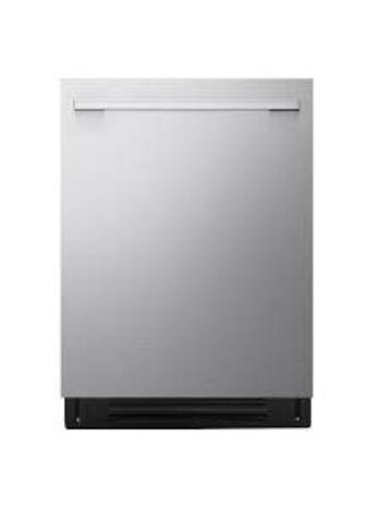 LG *LDNTH753S LG - FlushFit 24" Top Control Smart Built-In Tub Dishwasher with 3rd Rack, 1 Hour Wash & Dry Cycle and 42dBA - Stainless Steel