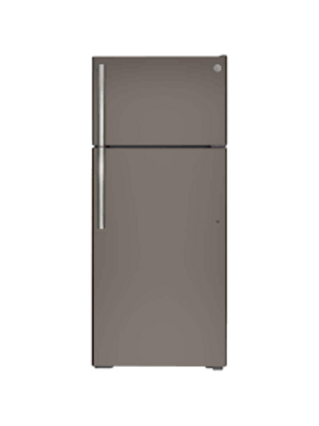GE *GTE18GMNRES GE 17.5-cu ft Standard-Depth 28-in Wide Top-Freezer Refrigerator ( Slate ) ENERGY STAR Certified