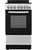 Element EER204MSCS 20 Inch Freestanding Electric Range with 4 Smoothtop Elements, 1.9 Cu. Ft. Oven Capacity, Storage Drawer, Broil, Timer, Indicator Light, and Manual Clean: Stainless Steel
