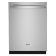 Whirlpool *WDTS7024RZ Whirlpool 24 in. Built-In Tall Tub Dishwasher in Fingerprint Resistant Stainless Steel with 3rd Rack