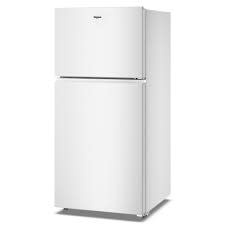 Whirlpool *WRTX3119SW Whirlpool 19.3-cu ft Standard-Depth 30-in Wide Top-Freezer Refrigerator ( White ) Garage Ready