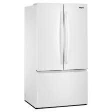 Whirlpool *WRFF3136SW Whirlpool Standard-Depth 30.52-cu ft 3 -Door 36-in Wide French Door Refrigerator with Ice Maker ( White ) ENERGY STAR Certified