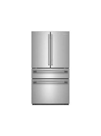 Kitchenaid *KRMF336SPS KitchenAid Standard-Depth 29.51-cu ft 4 -Door 36-in Wide ( PrintShield Stainless ) ENERGY STAR Certified