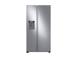 Samsung *RS27T5200SR Samsung 27.4-cu ft Standard-Depth 36-in Wide Side-by-Side Refrigerator with Ice Maker ,Water and Ice Dispenser ( Fingerprint Resistant Stainless Steel )
