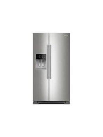 Maytag *MRSC6636RZ Maytag 20.85-cu ft Counter-Depth 36-in Wide Side-by-Side Refrigerator with Ice Maker ,Water and Ice Dispenser ( Fingerprint Resistant Stainless Finish )