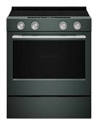 Kitchenaid *KSES530SJP KitchenAid 30-in Glass Top 5 burners 5.3-cu ft Air Fry Convection Oven Slide-In Electric Range ( Juniper )