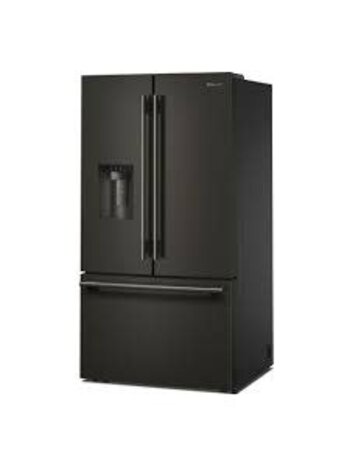 Kitchenaid *KRFF436SBE KitchenAid Standard-Depth 30.52-cu ft 3 -Door 36-in Wide with Ice Maker ( Black Ore ) ENERGY STAR Certified