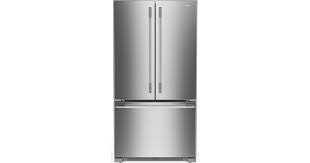 Kitchenaid *KRFC136SPS KitchenAid Counter-Depth 20-cu ft 3 -Door 36-in Wide with Ice Maker ( PrintShield Stainless ) ENERGY STAR Certified