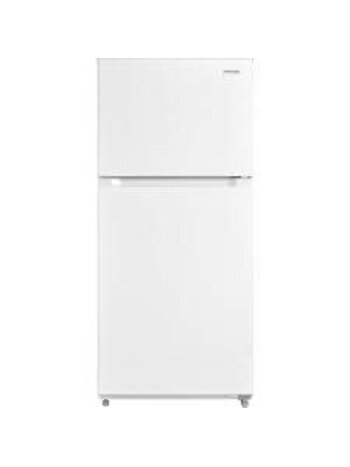 Frigidaire *FRTE1814AW Frigidaire 19-cu ft Standard-Depth 30-in Wide Top-Freezer Refrigerator ( White ) Garage Ready ENERGY STAR Certified