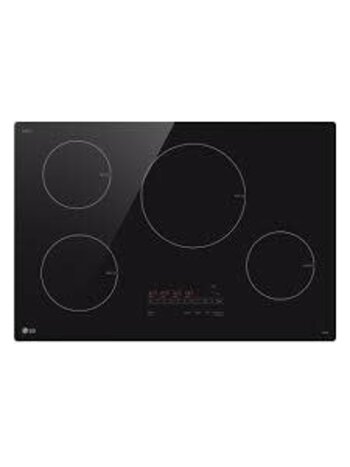 LG *CBIH3013BE LG 30 in. 4 Burner Element Induction Cooktop in Black with Power Element and SmoothTouch Controls