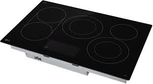 LG *CBEW3017BE LG 30-in 5 burners Smooth surface Black Smart Compatible Electric Cooktop