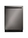 LG *LDNPM545D LG FlushFit 24-in Top Control Built-in Dishwasher ( Black Stainless Steel ) With Third Rack, SteamAssist , 46-Decibel
