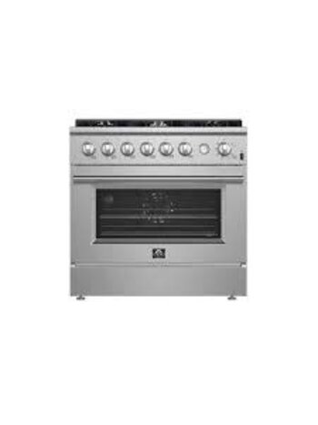 Duro *FF3618 DURO 36-in 6 burners 5.5-cu ft Convection Oven Freestanding Natural Gas Range ( Stainless Steel )