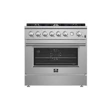 Duro *FF3618 DURO 36-in 6 burners 5.5-cu ft Convection Oven Freestanding Natural Gas Range ( Stainless Steel )