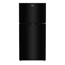 Whirlpool *WRTX5419SB Whirlpool 19.3-cu ft Standard-Depth 30-in Wide Top-Freezer Refrigerator ( Black ) Garage Ready ENERGY STAR Certified