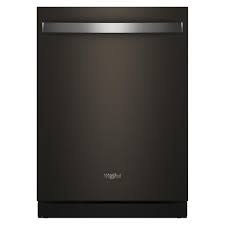 Whirlpool *WDTS8024SV Whirlpool 24-in Top Control Built-in Dishwasher ( Print Resist Black Stainless ) With Third Rack, Total Coverage Wash, Auto Open Air Dry , 47-Decibe